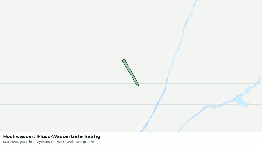 Statische Kartenansicht: Hochwasser: Fluss-Wassertiefe häufig