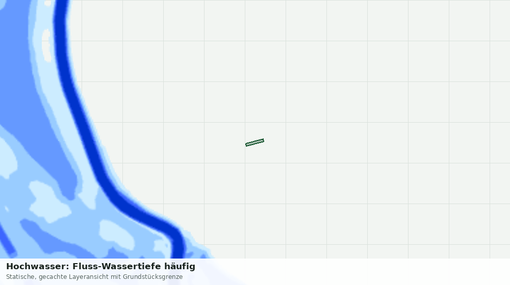 Statische Kartenansicht: Hochwasser: Fluss-Wassertiefe häufig