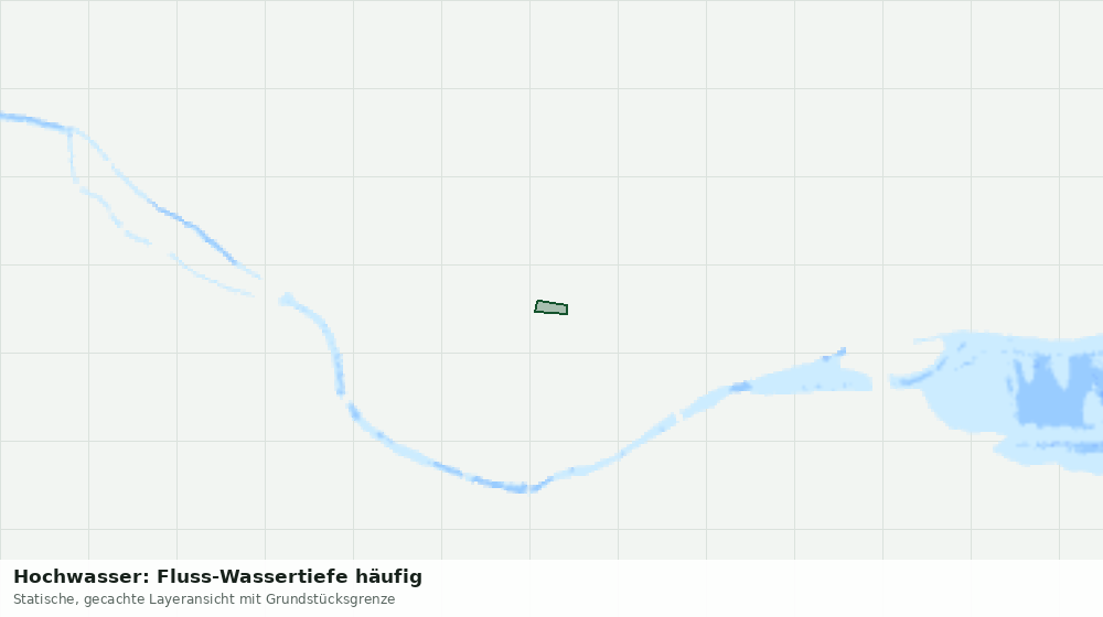 Statische Kartenansicht: Hochwasser: Fluss-Wassertiefe häufig