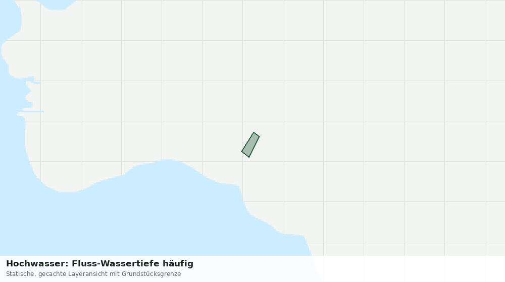 Statische Kartenansicht: Hochwasser: Fluss-Wassertiefe häufig