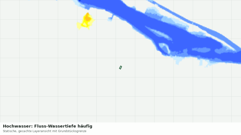 Statische Kartenansicht: Hochwasser: Fluss-Wassertiefe häufig