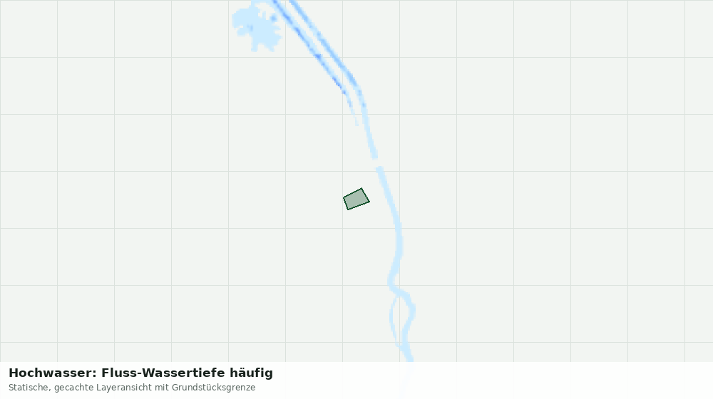 Statische Kartenansicht: Hochwasser: Fluss-Wassertiefe häufig