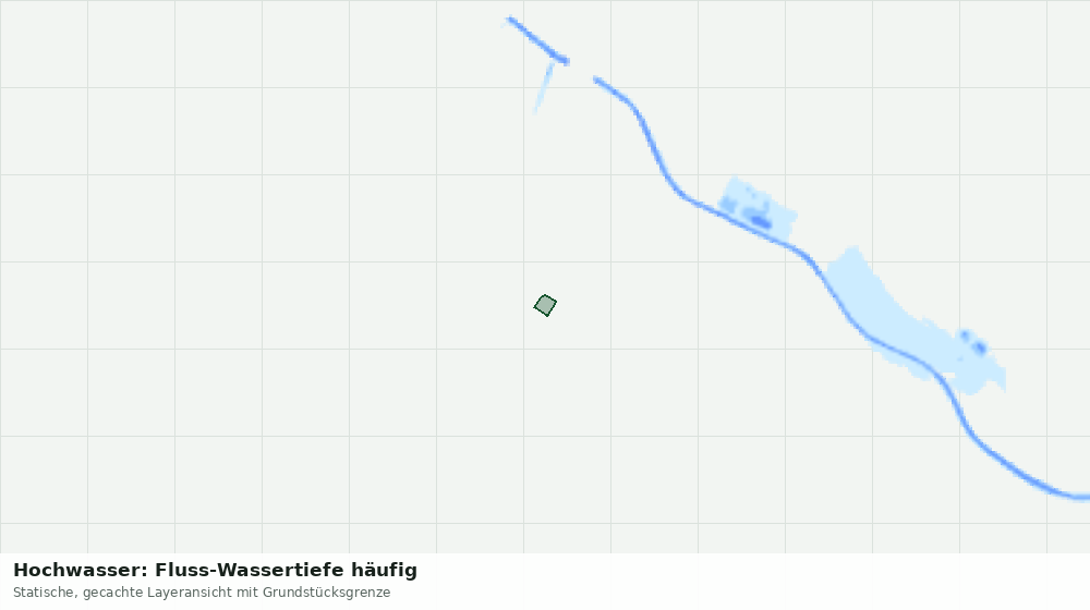 Statische Kartenansicht: Hochwasser: Fluss-Wassertiefe häufig