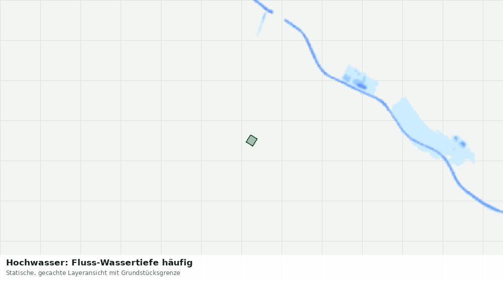 Statische Kartenansicht: Hochwasser: Fluss-Wassertiefe häufig
