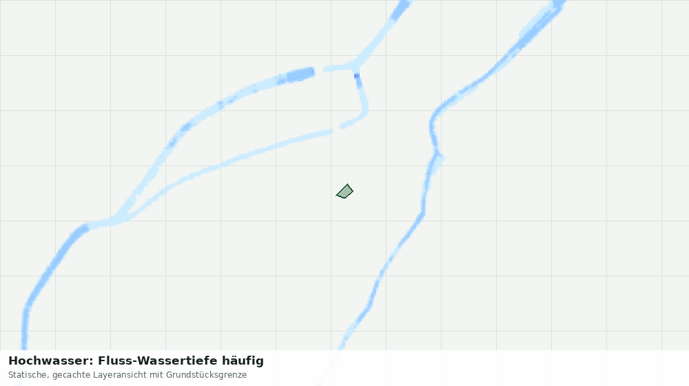 Statische Kartenansicht: Hochwasser: Fluss-Wassertiefe häufig