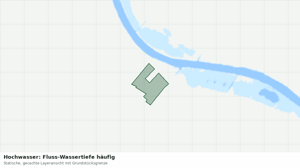 Statische Kartenansicht: Hochwasser: Fluss-Wassertiefe häufig