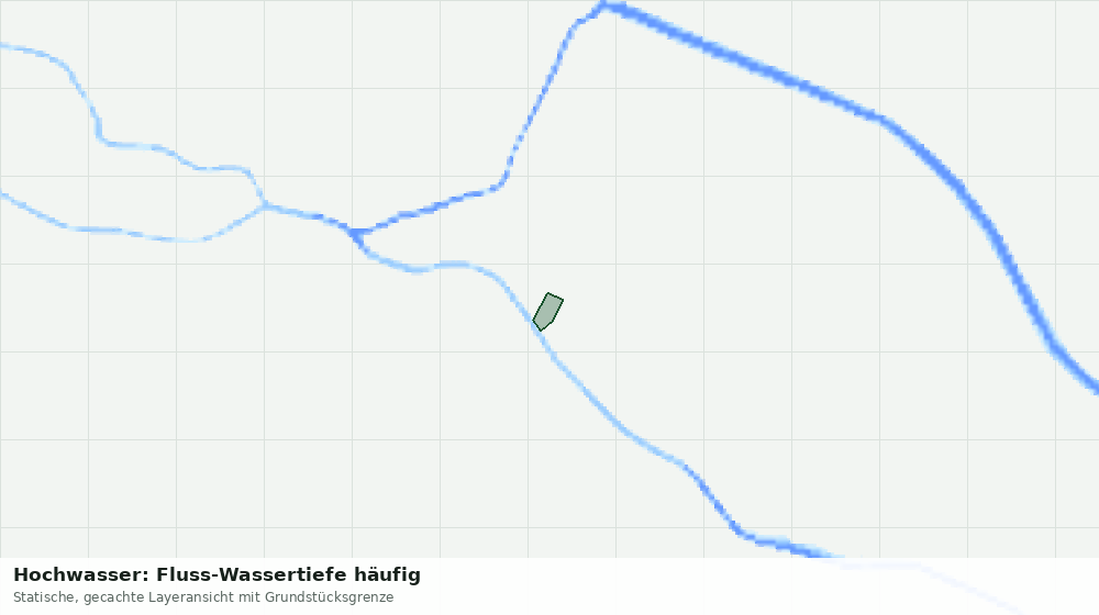 Statische Kartenansicht: Hochwasser: Fluss-Wassertiefe häufig