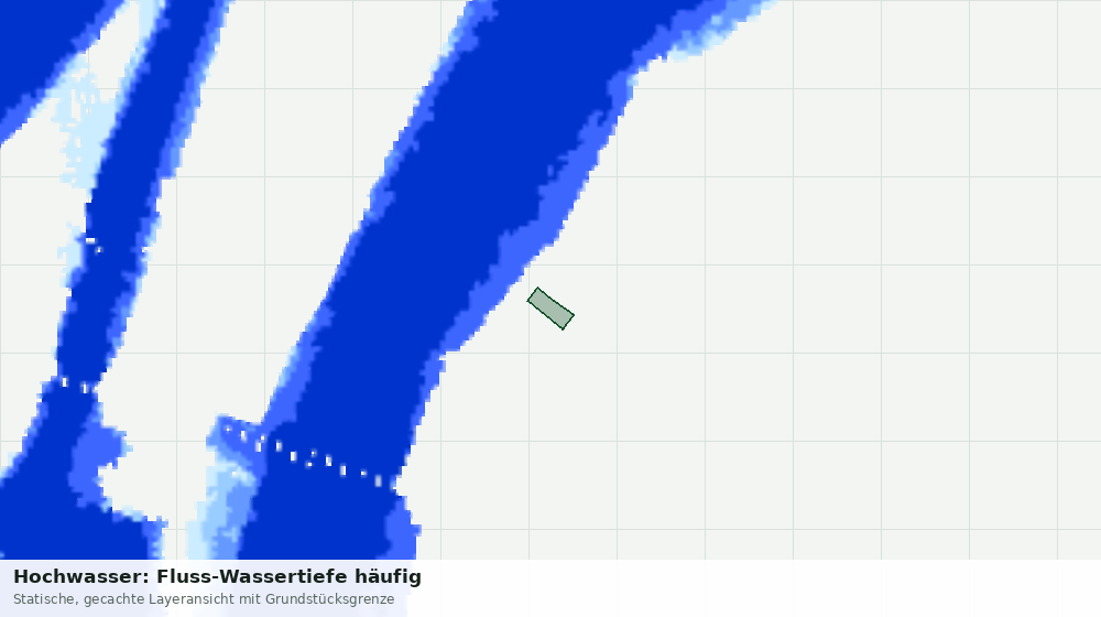Statische Kartenansicht: Hochwasser: Fluss-Wassertiefe häufig