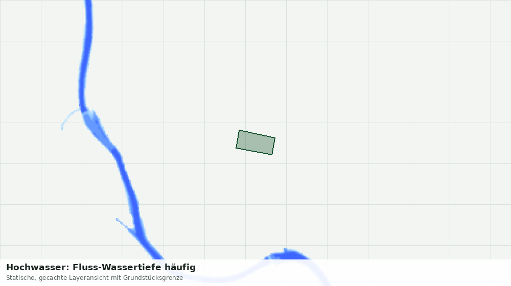 Statische Kartenansicht: Hochwasser: Fluss-Wassertiefe häufig