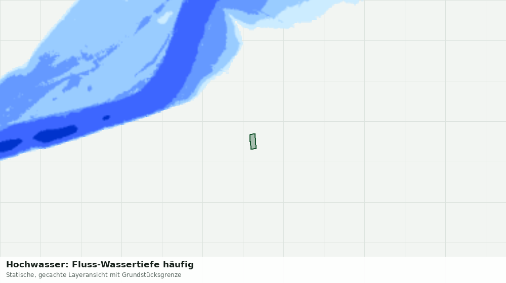 Statische Kartenansicht: Hochwasser: Fluss-Wassertiefe häufig