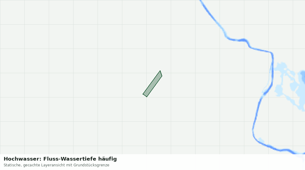 Statische Kartenansicht: Hochwasser: Fluss-Wassertiefe häufig