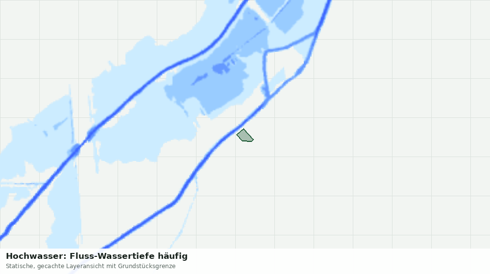 Statische Kartenansicht: Hochwasser: Fluss-Wassertiefe häufig