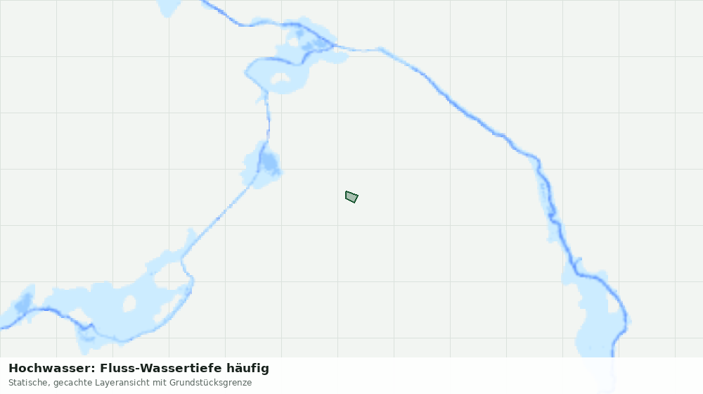 Statische Kartenansicht: Hochwasser: Fluss-Wassertiefe häufig