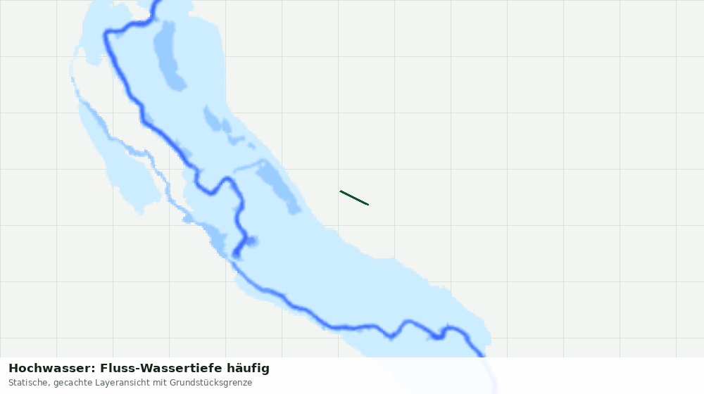 Statische Kartenansicht: Hochwasser: Fluss-Wassertiefe häufig