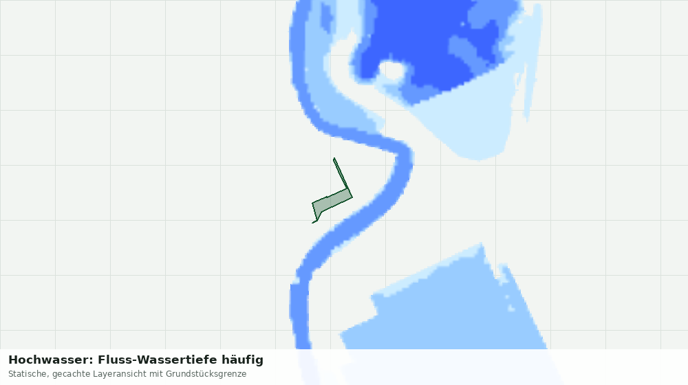 Statische Kartenansicht: Hochwasser: Fluss-Wassertiefe häufig
