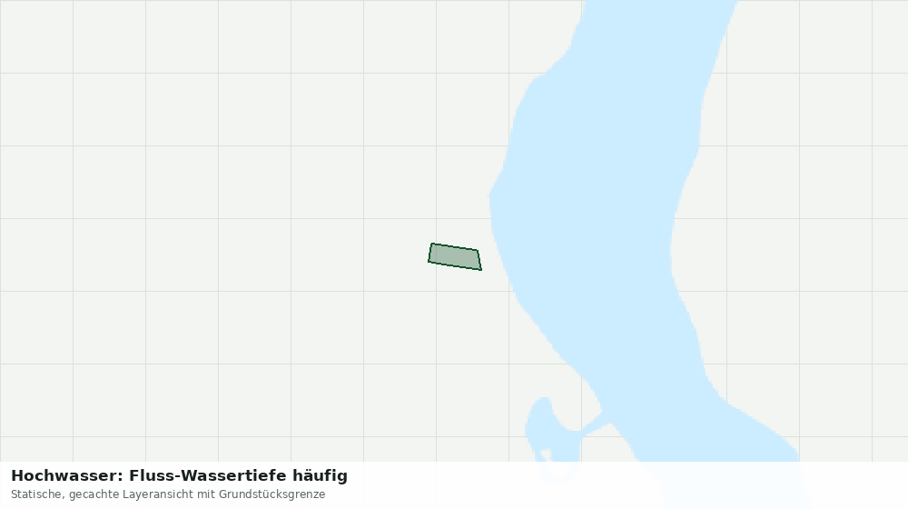Statische Kartenansicht: Hochwasser: Fluss-Wassertiefe häufig