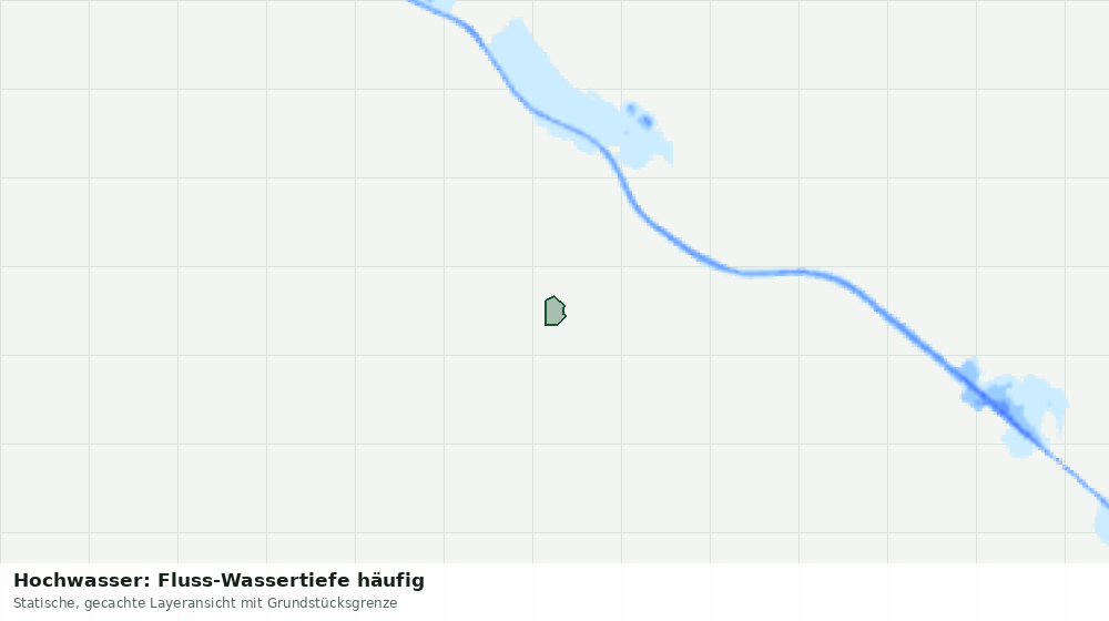 Statische Kartenansicht: Hochwasser: Fluss-Wassertiefe häufig