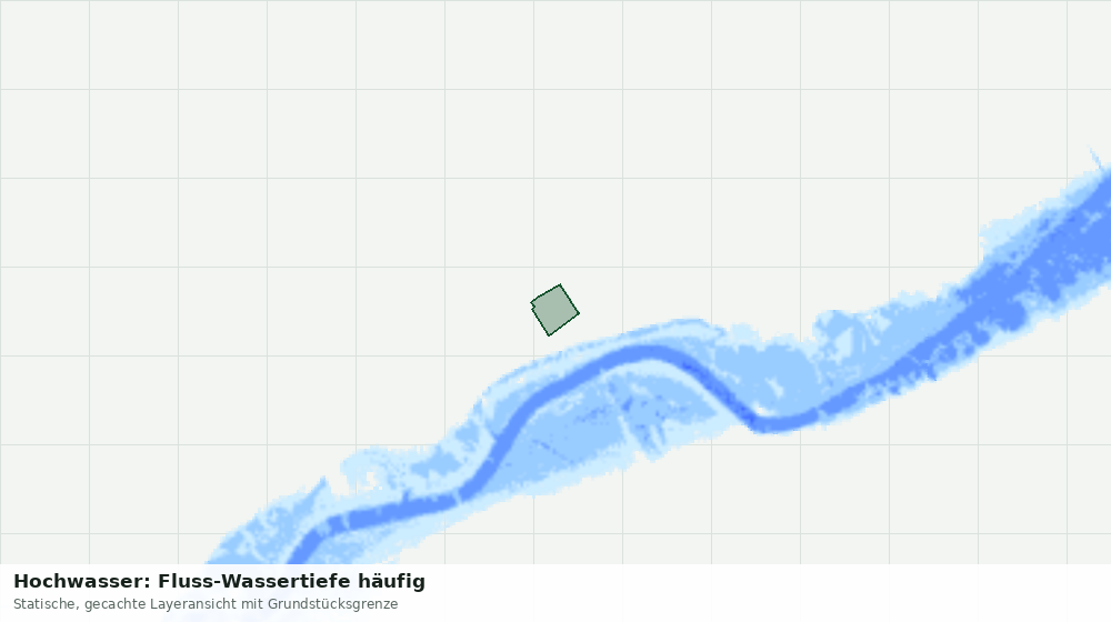 Statische Kartenansicht: Hochwasser: Fluss-Wassertiefe häufig