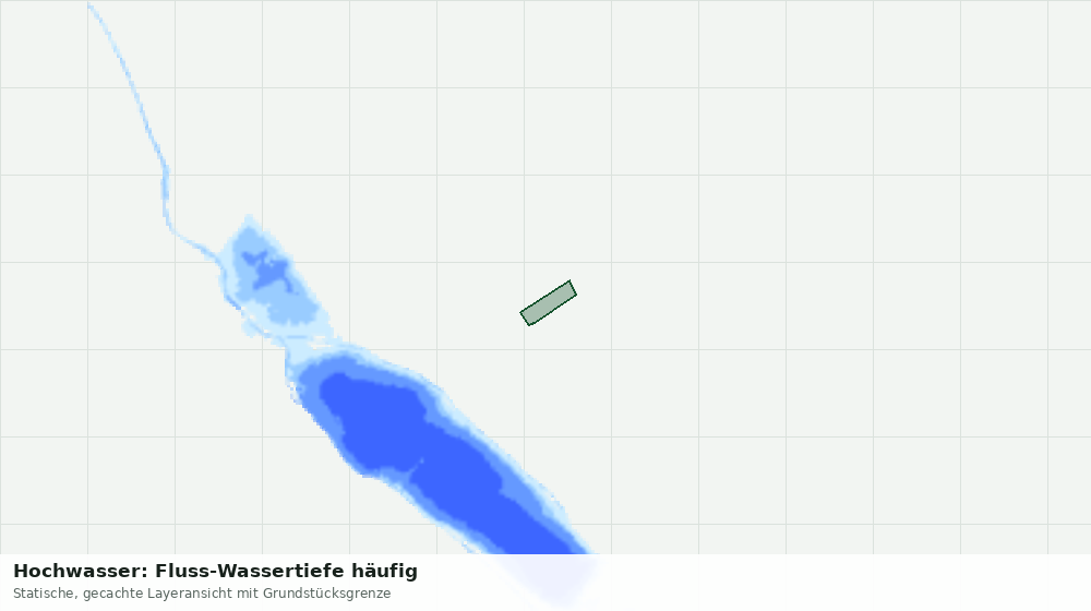Statische Kartenansicht: Hochwasser: Fluss-Wassertiefe häufig