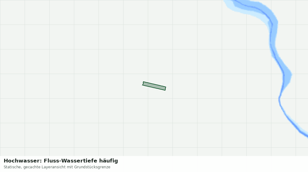 Statische Kartenansicht: Hochwasser: Fluss-Wassertiefe häufig