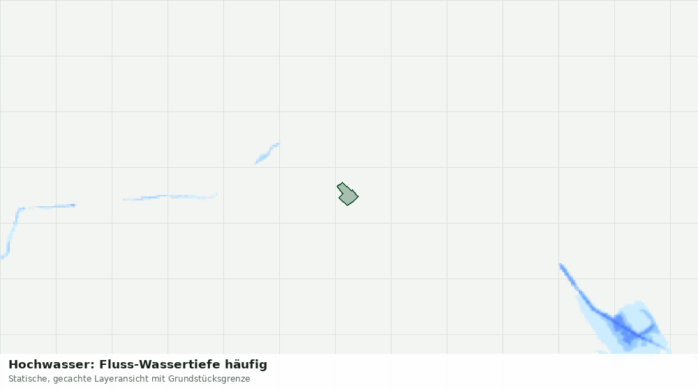 Statische Kartenansicht: Hochwasser: Fluss-Wassertiefe häufig