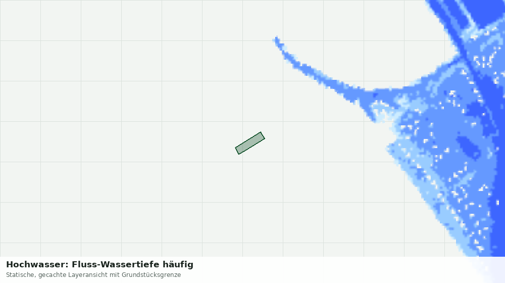 Statische Kartenansicht: Hochwasser: Fluss-Wassertiefe häufig