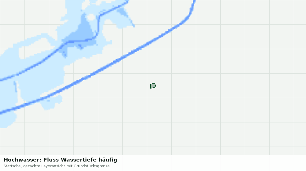 Statische Kartenansicht: Hochwasser: Fluss-Wassertiefe häufig