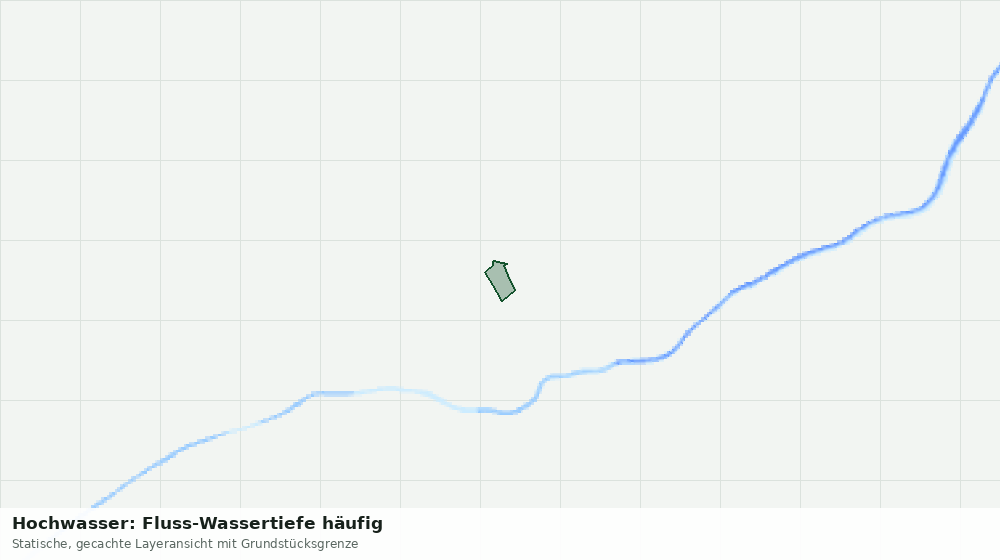 Statische Kartenansicht: Hochwasser: Fluss-Wassertiefe häufig