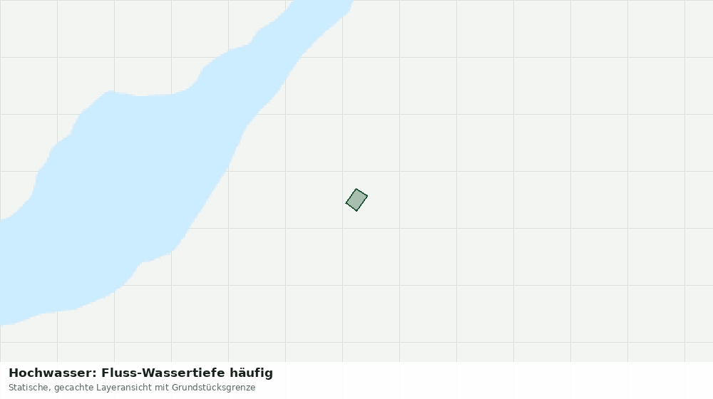 Statische Kartenansicht: Hochwasser: Fluss-Wassertiefe häufig