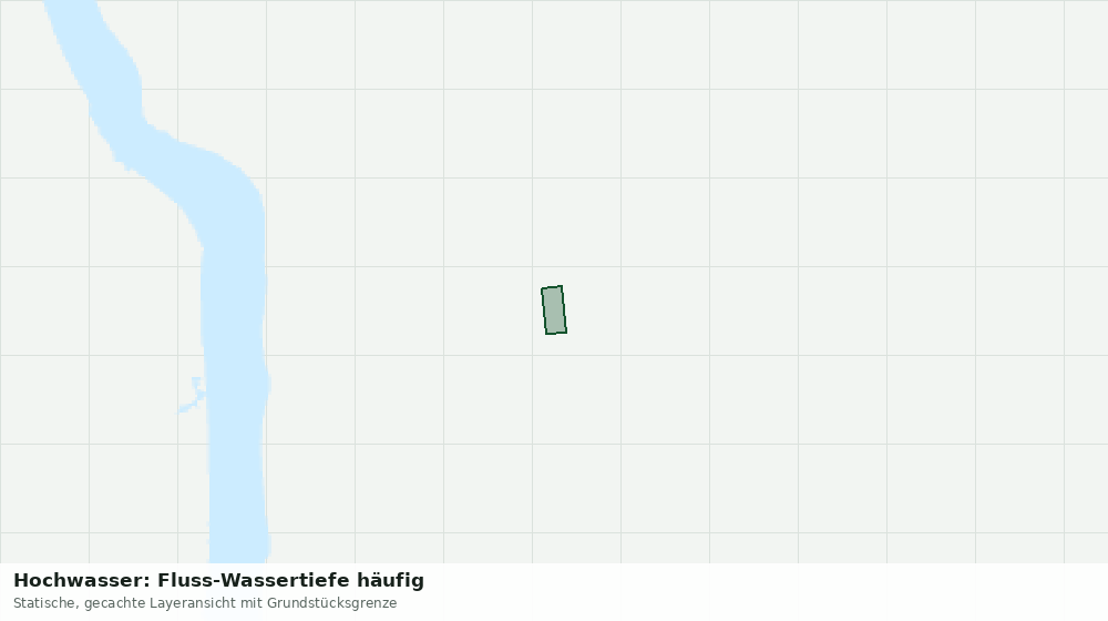Statische Kartenansicht: Hochwasser: Fluss-Wassertiefe häufig