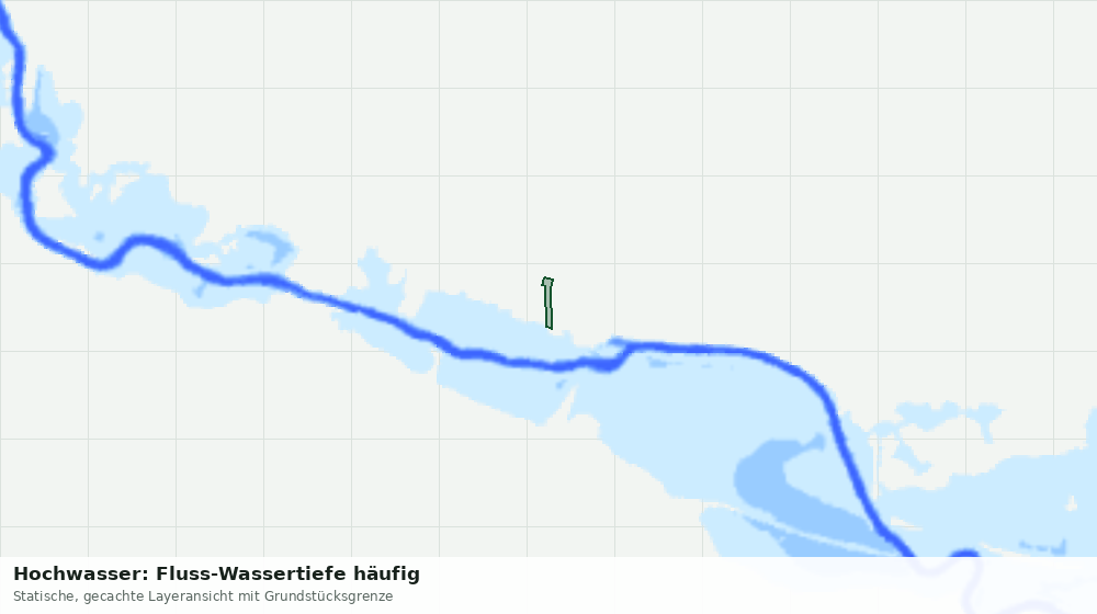 Statische Kartenansicht: Hochwasser: Fluss-Wassertiefe häufig