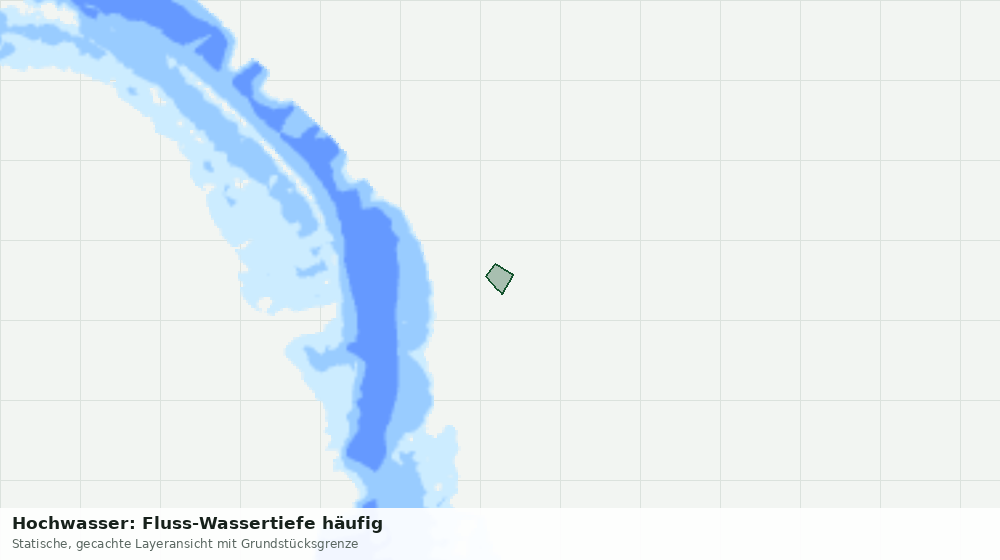 Statische Kartenansicht: Hochwasser: Fluss-Wassertiefe häufig