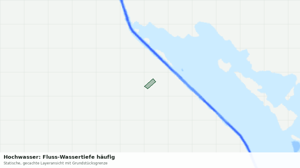 Statische Kartenansicht: Hochwasser: Fluss-Wassertiefe häufig