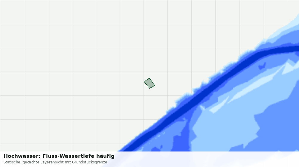 Statische Kartenansicht: Hochwasser: Fluss-Wassertiefe häufig