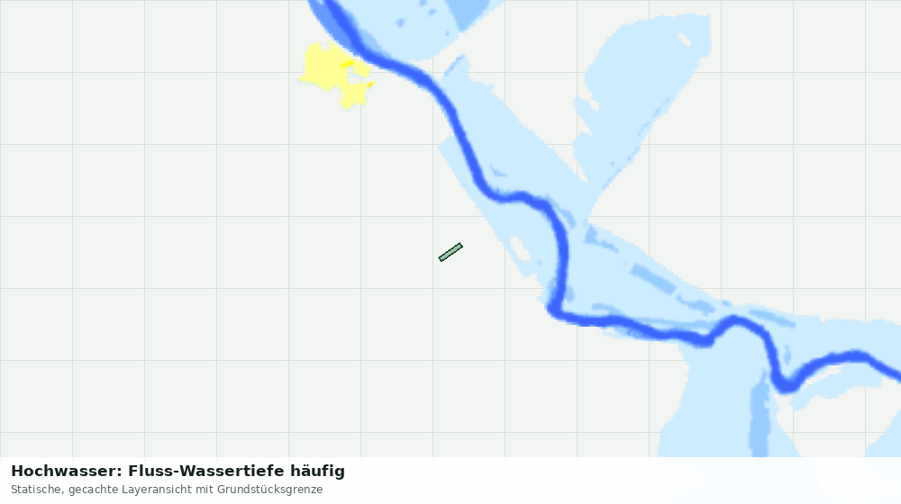 Statische Kartenansicht: Hochwasser: Fluss-Wassertiefe häufig