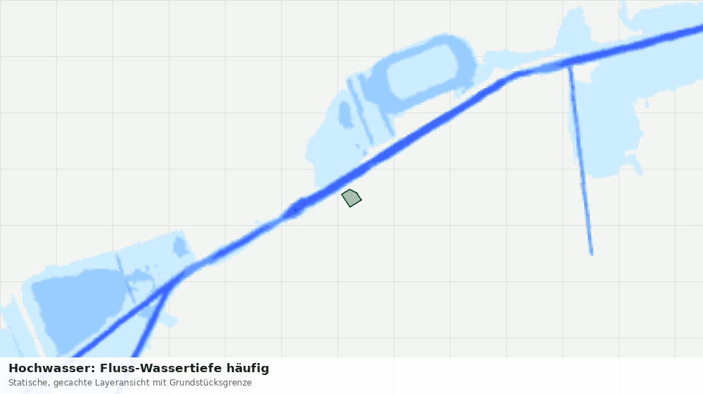 Statische Kartenansicht: Hochwasser: Fluss-Wassertiefe häufig