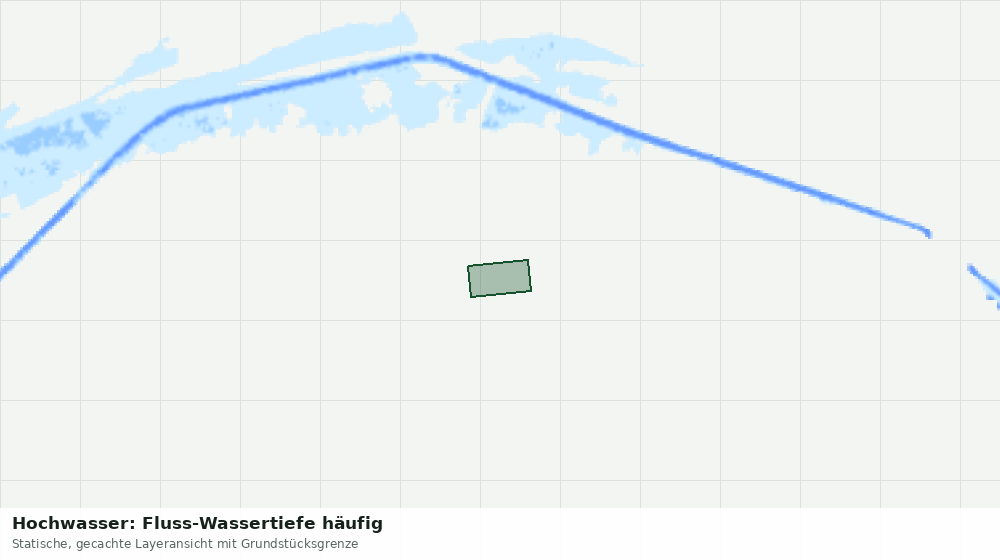 Statische Kartenansicht: Hochwasser: Fluss-Wassertiefe häufig