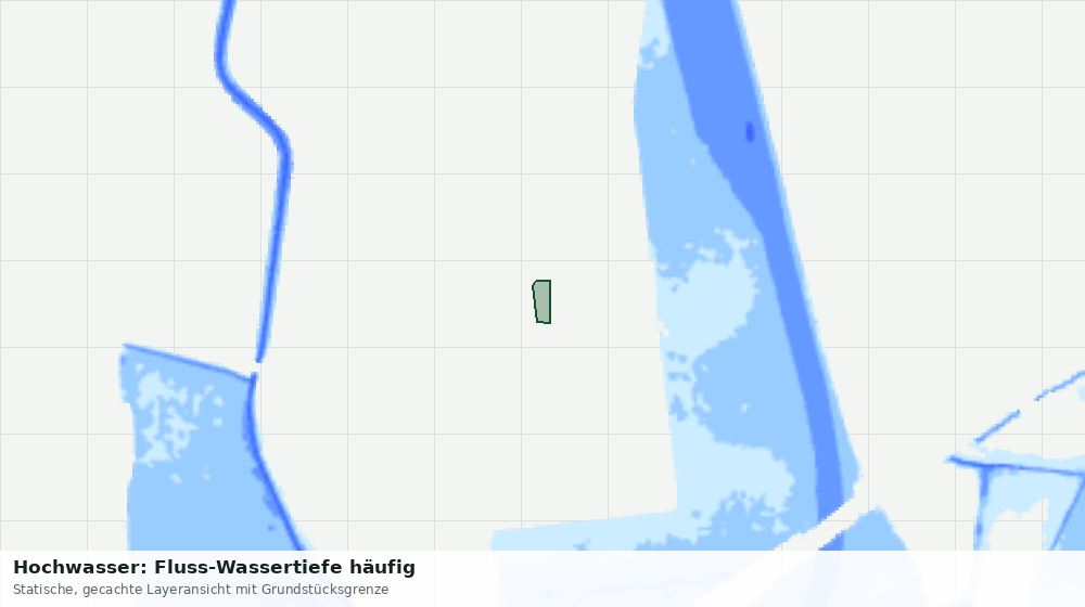 Statische Kartenansicht: Hochwasser: Fluss-Wassertiefe häufig