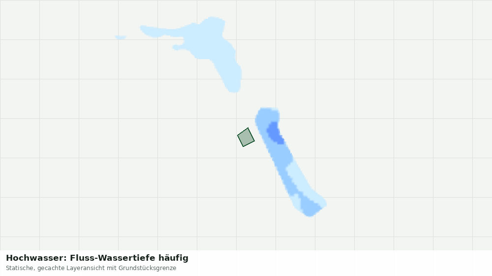 Statische Kartenansicht: Hochwasser: Fluss-Wassertiefe häufig