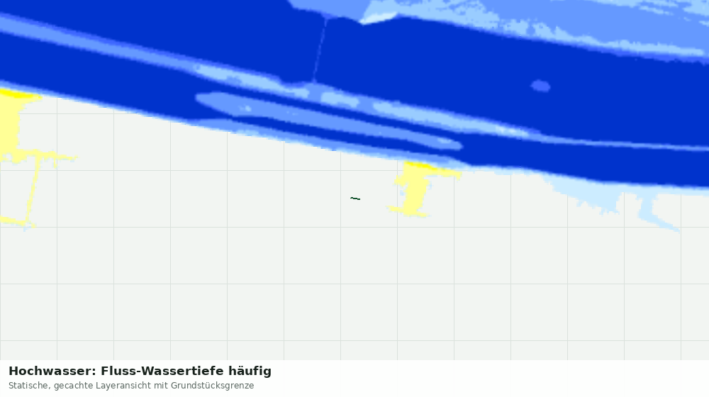Statische Kartenansicht: Hochwasser: Fluss-Wassertiefe häufig