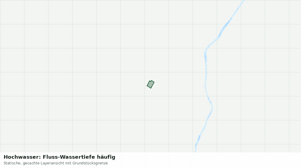 Statische Kartenansicht: Hochwasser: Fluss-Wassertiefe häufig