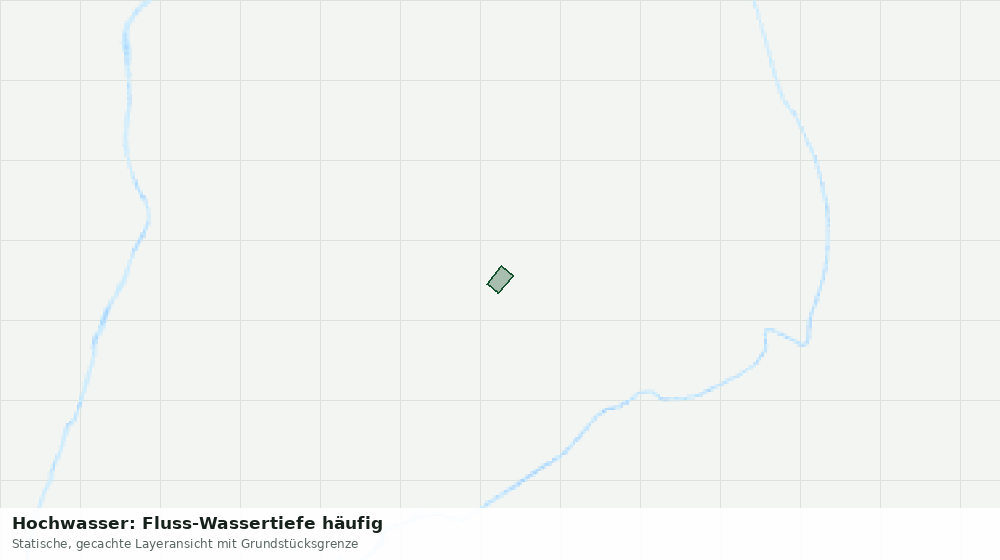 Statische Kartenansicht: Hochwasser: Fluss-Wassertiefe häufig