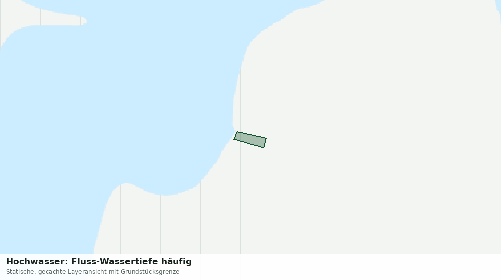Statische Kartenansicht: Hochwasser: Fluss-Wassertiefe häufig