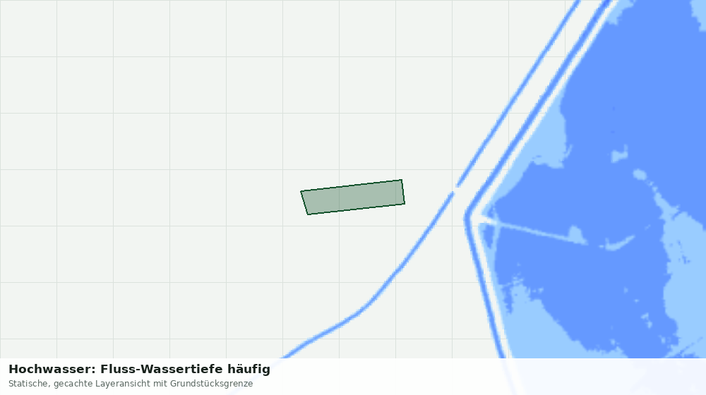 Statische Kartenansicht: Hochwasser: Fluss-Wassertiefe häufig