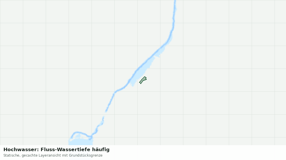 Statische Kartenansicht: Hochwasser: Fluss-Wassertiefe häufig