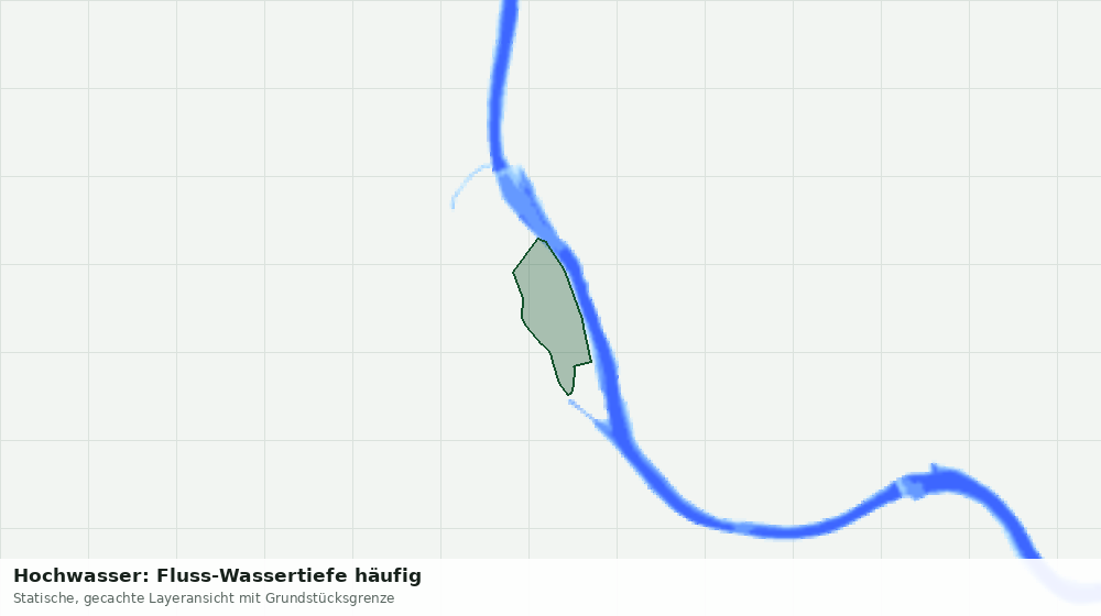 Statische Kartenansicht: Hochwasser: Fluss-Wassertiefe häufig