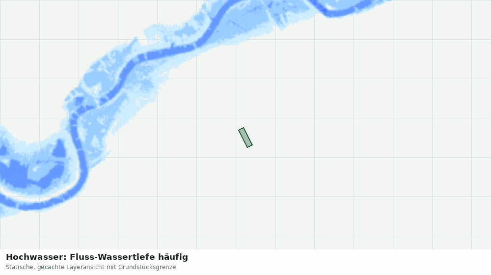 Statische Kartenansicht: Hochwasser: Fluss-Wassertiefe häufig