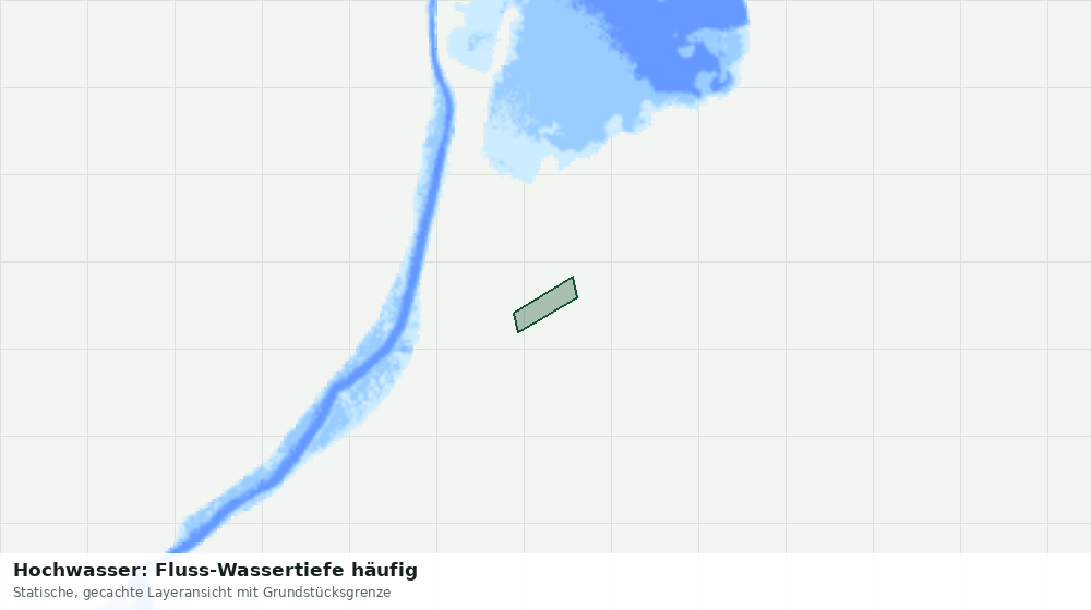 Statische Kartenansicht: Hochwasser: Fluss-Wassertiefe häufig