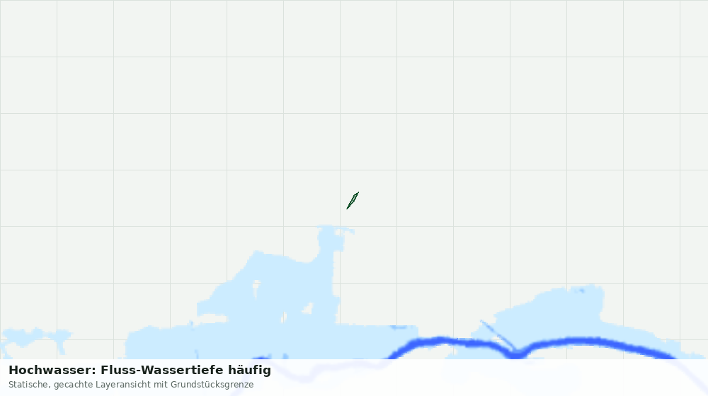 Statische Kartenansicht: Hochwasser: Fluss-Wassertiefe häufig