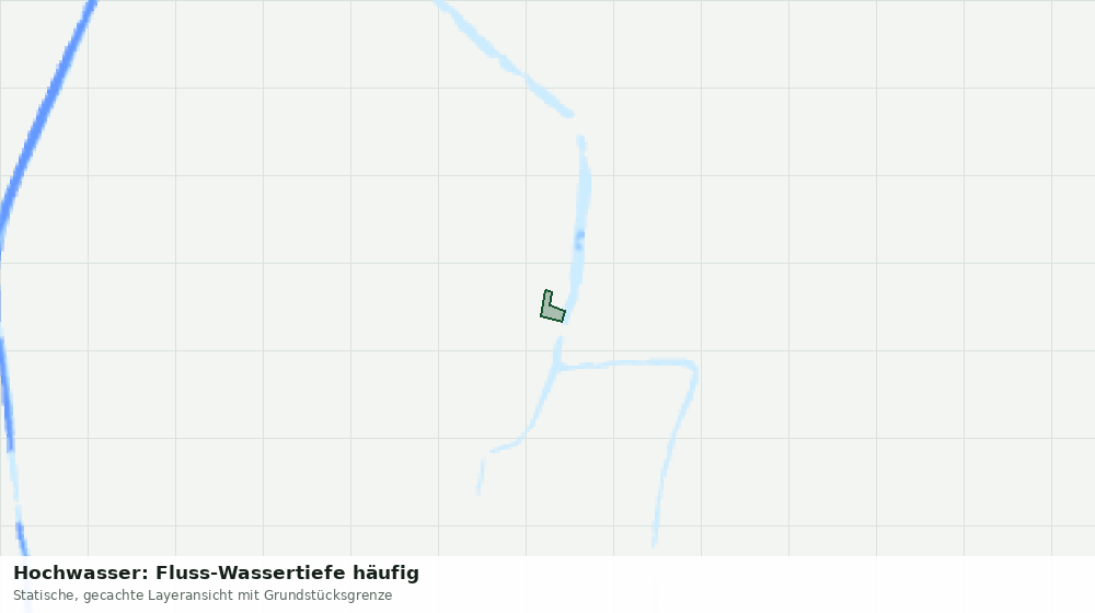 Statische Kartenansicht: Hochwasser: Fluss-Wassertiefe häufig